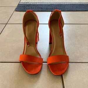Charlotte Russe orange heels
